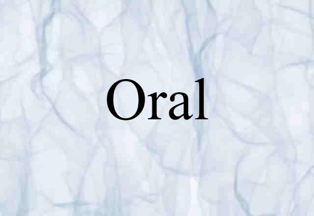 oral