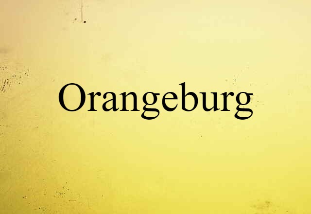 Orangeburg