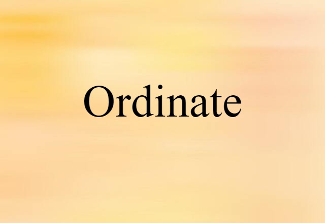 ordinate