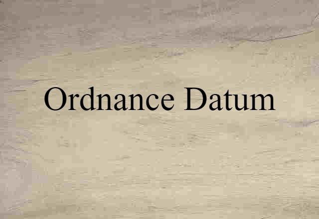 ordnance datum