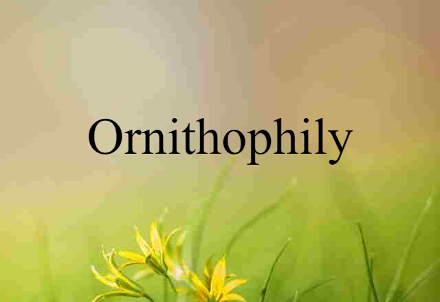 ornithophily