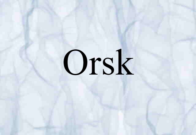 Orsk