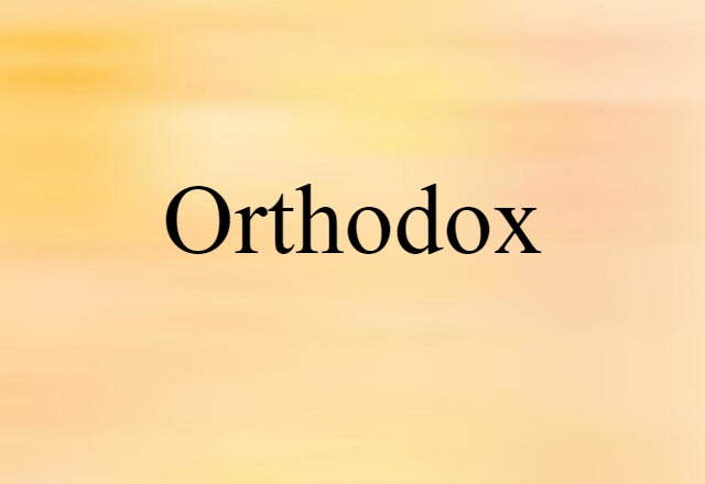 orthodox