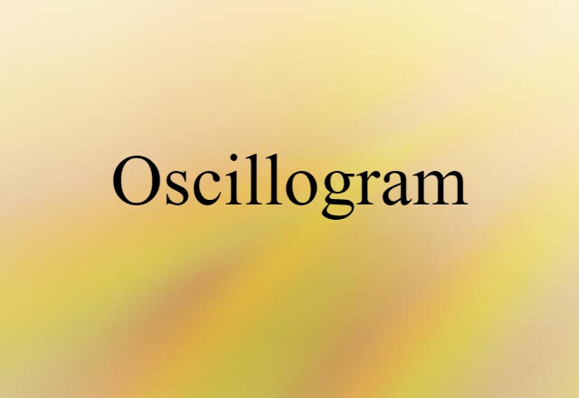 oscillogram