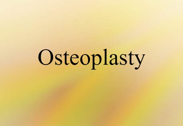 osteoplasty