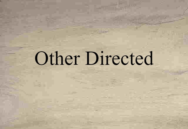 other-directed