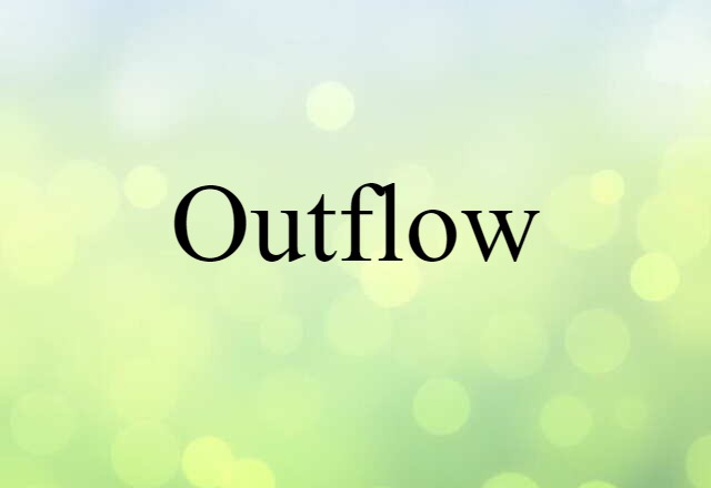 outflow