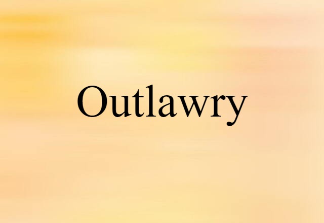 outlawry