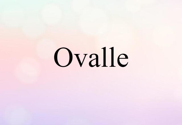 Ovalle