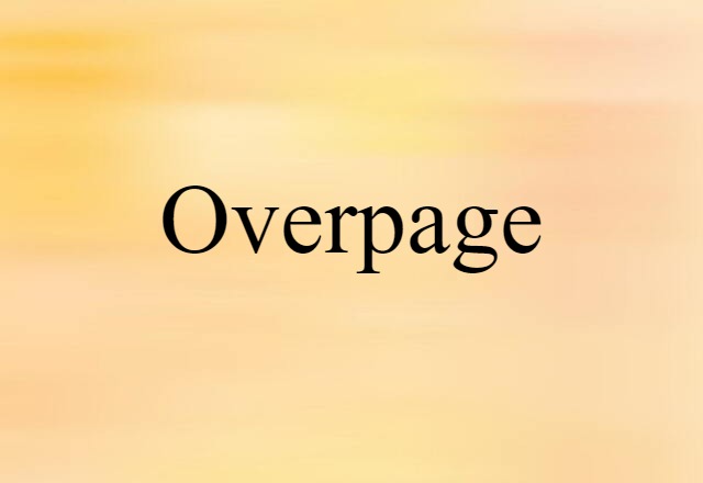 overpage