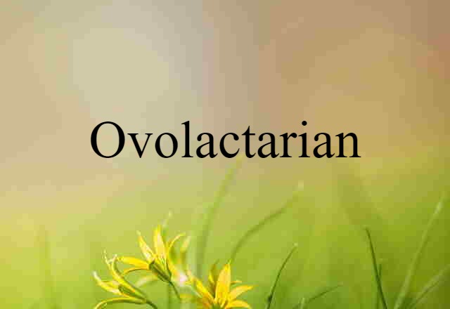 ovolactarian