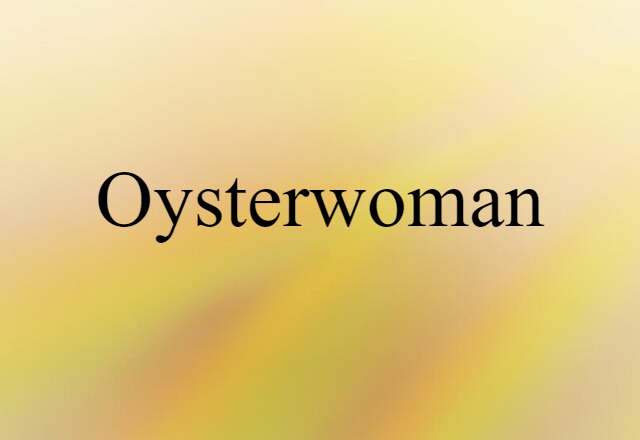 oysterwoman