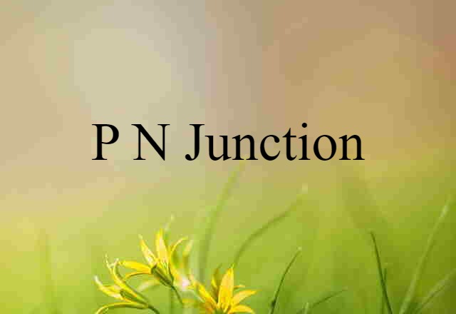 p-n junction