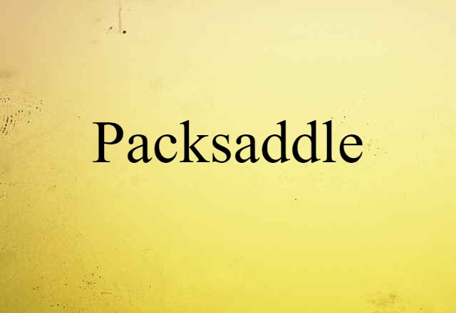 packsaddle