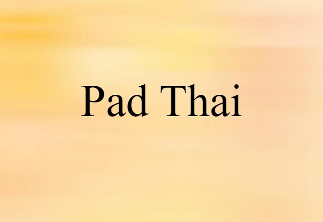 pad thai