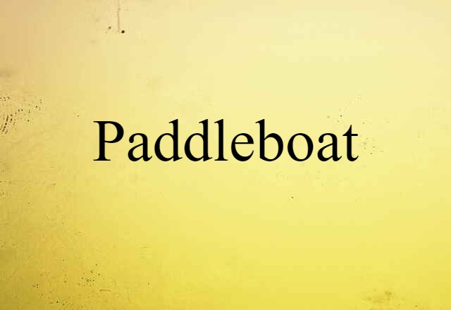 paddleboat