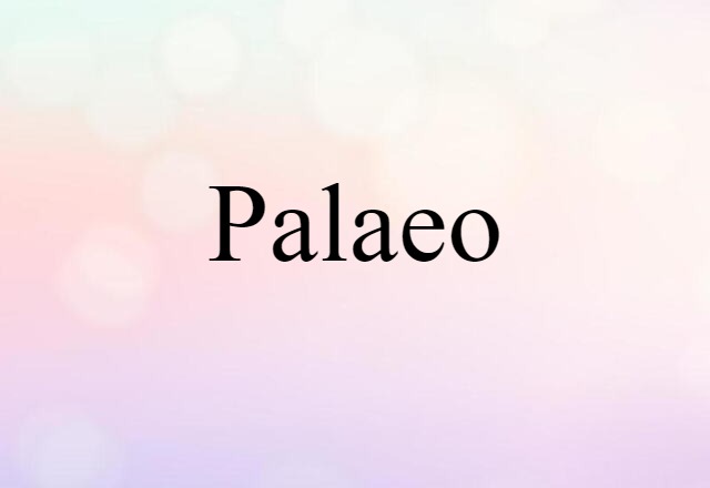 palaeo