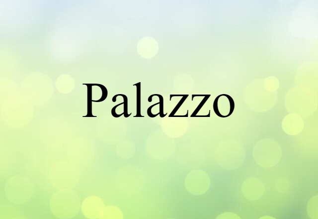 palazzo