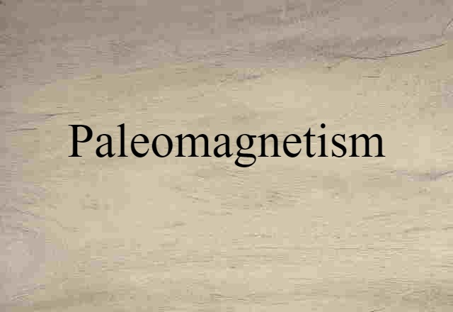 paleomagnetism