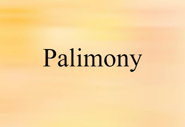 palimony