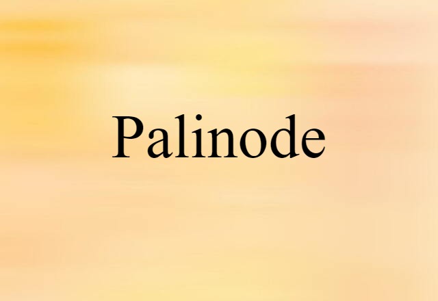 palinode