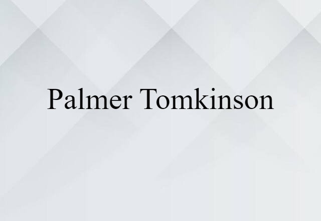 Palmer-Tomkinson