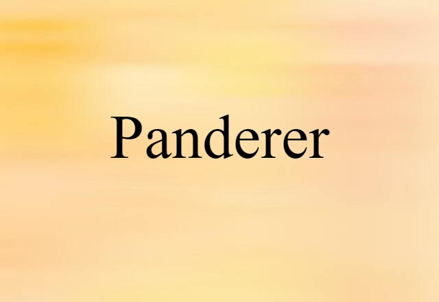 panderer