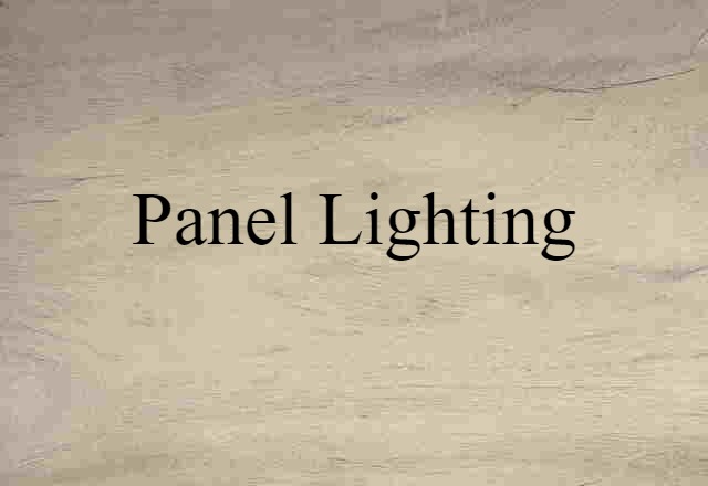 panel lighting