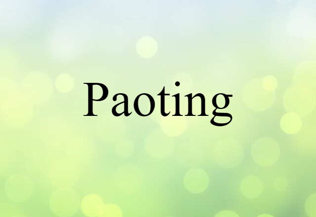 Paoting