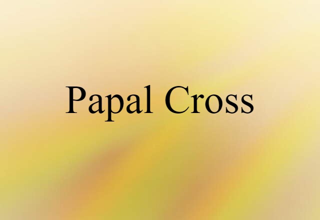 papal cross