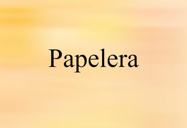 papelera