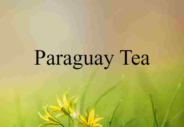 Paraguay tea