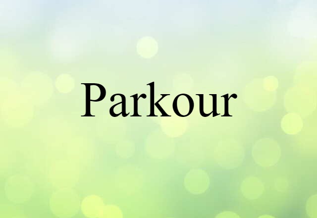 parkour