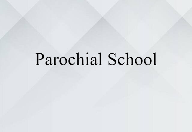 parochial school