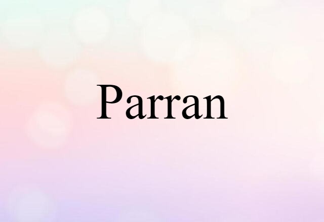 Parran