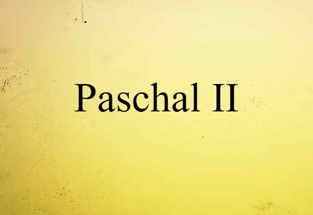 Paschal II