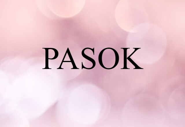 PASOK