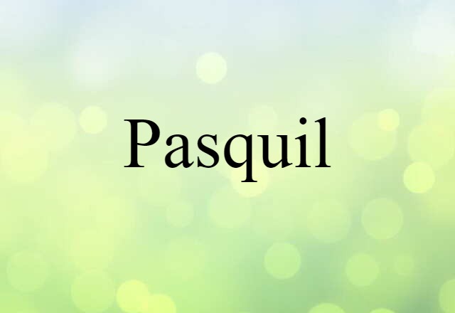 pasquil