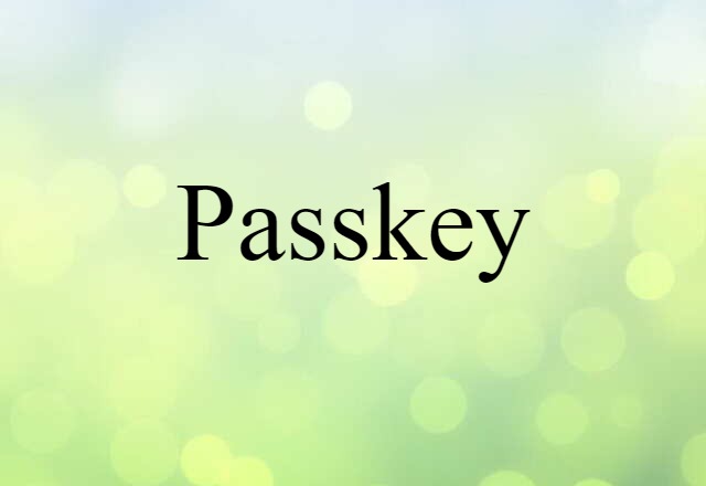 passkey