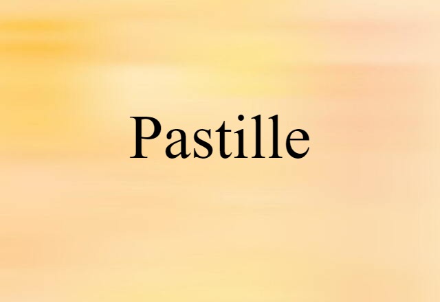 pastille