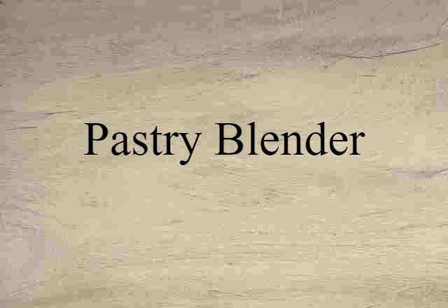 pastry blender