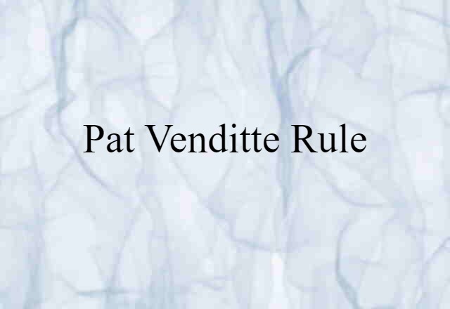 Pat Venditte rule