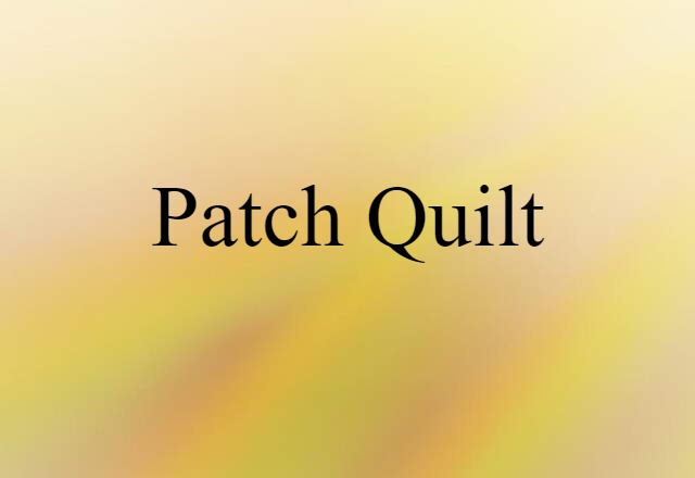 patch quilt