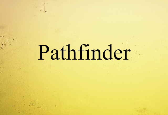 Pathfinder (noun) Definition, Meaning & Examples