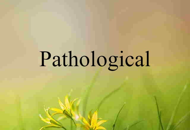 Pathological (noun) Definition, Meaning & Examples