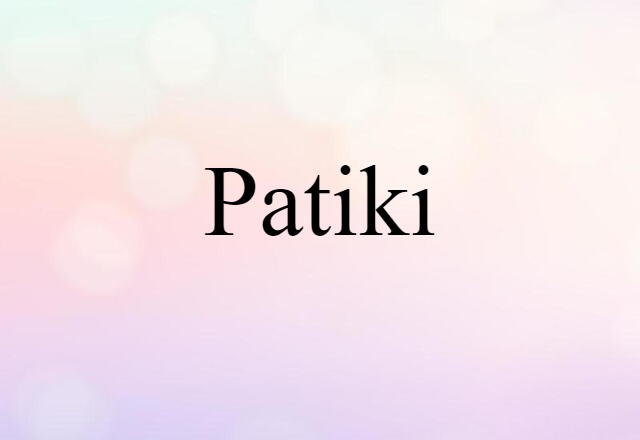 patiki