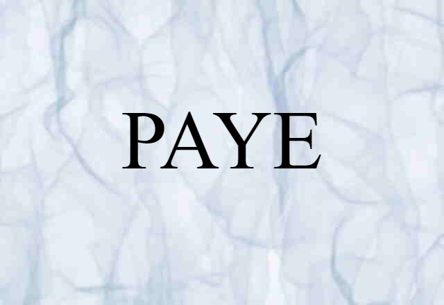 PAYE