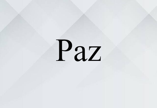 Paz