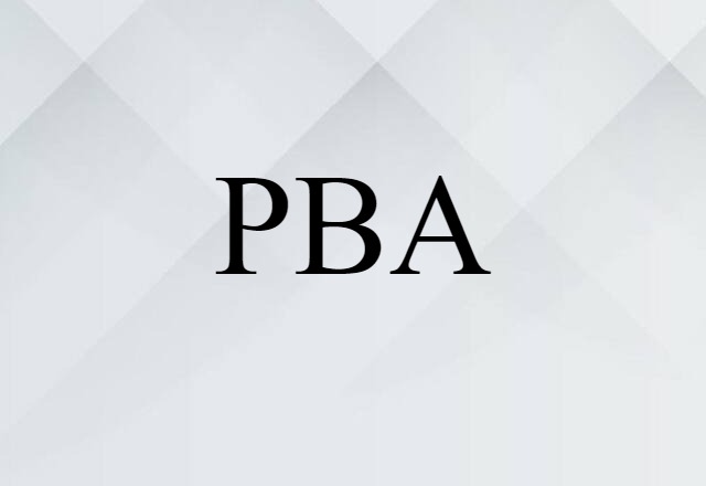 PBA