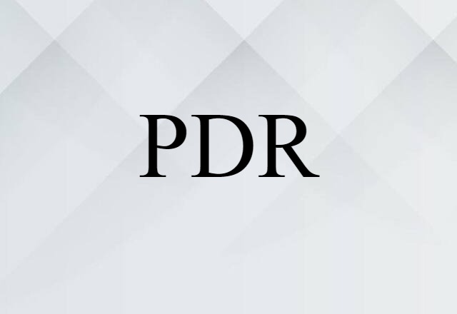 PDR